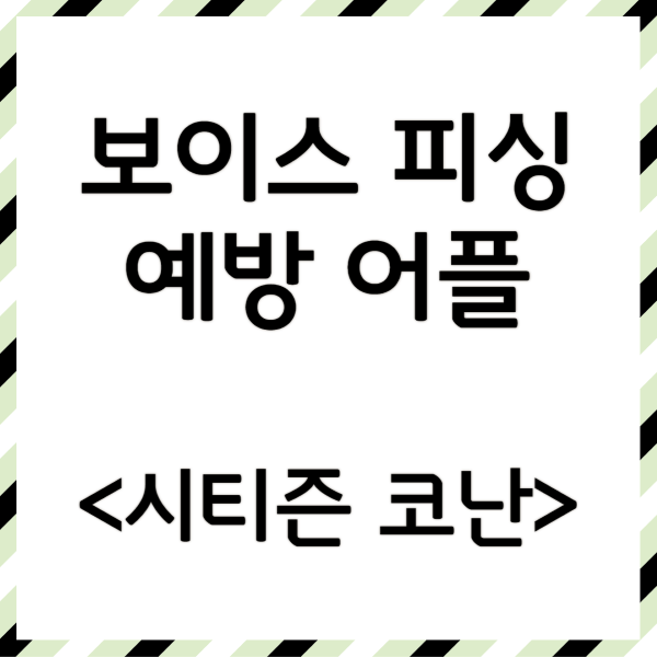 시티즌 코난 - 악성앱 탐지, 보이스 피싱 방지 어플 (ft. 피싱아이즈)