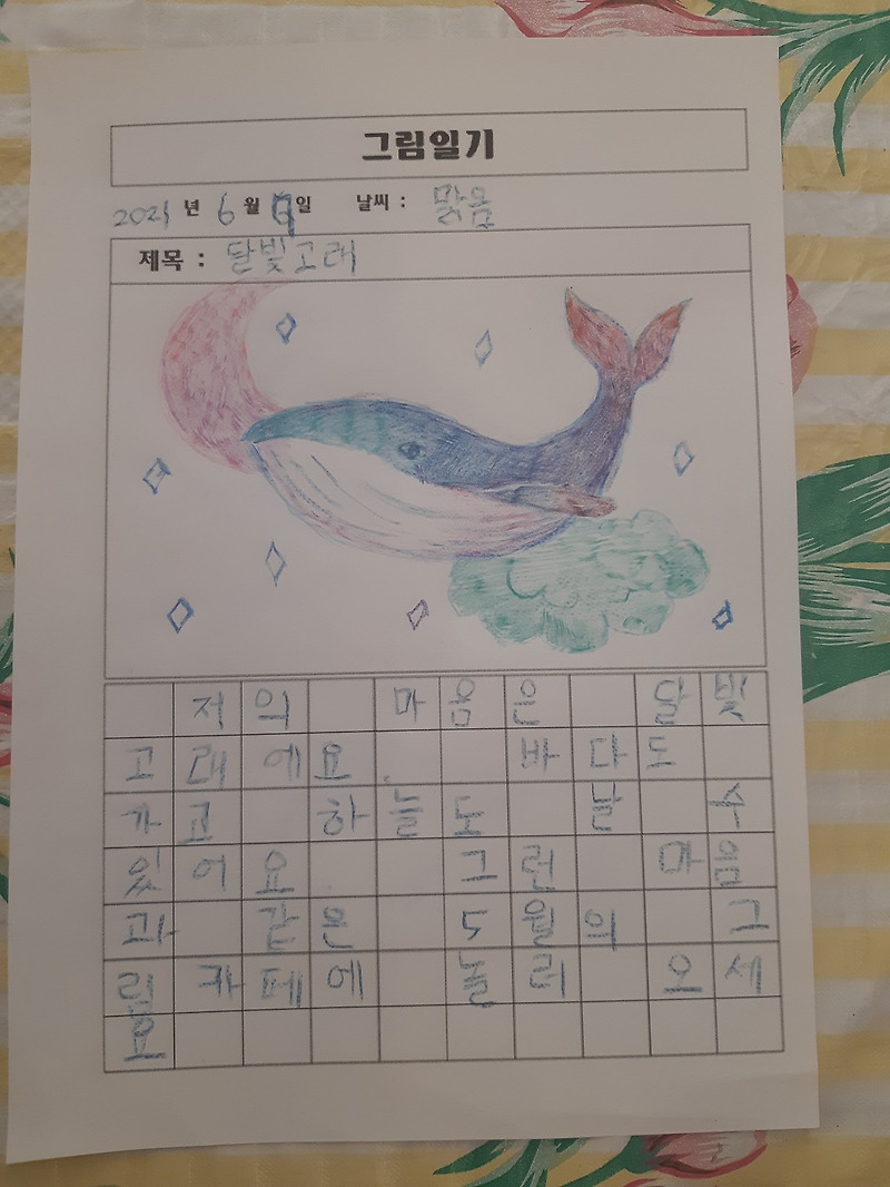 달빛고래 그림일기,  5월의 그림 카페