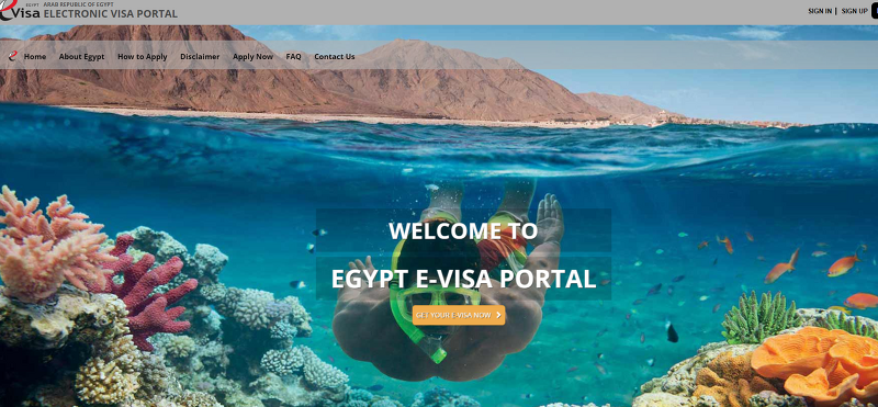 이집트 전자비자(E-Visa) 신청 하기