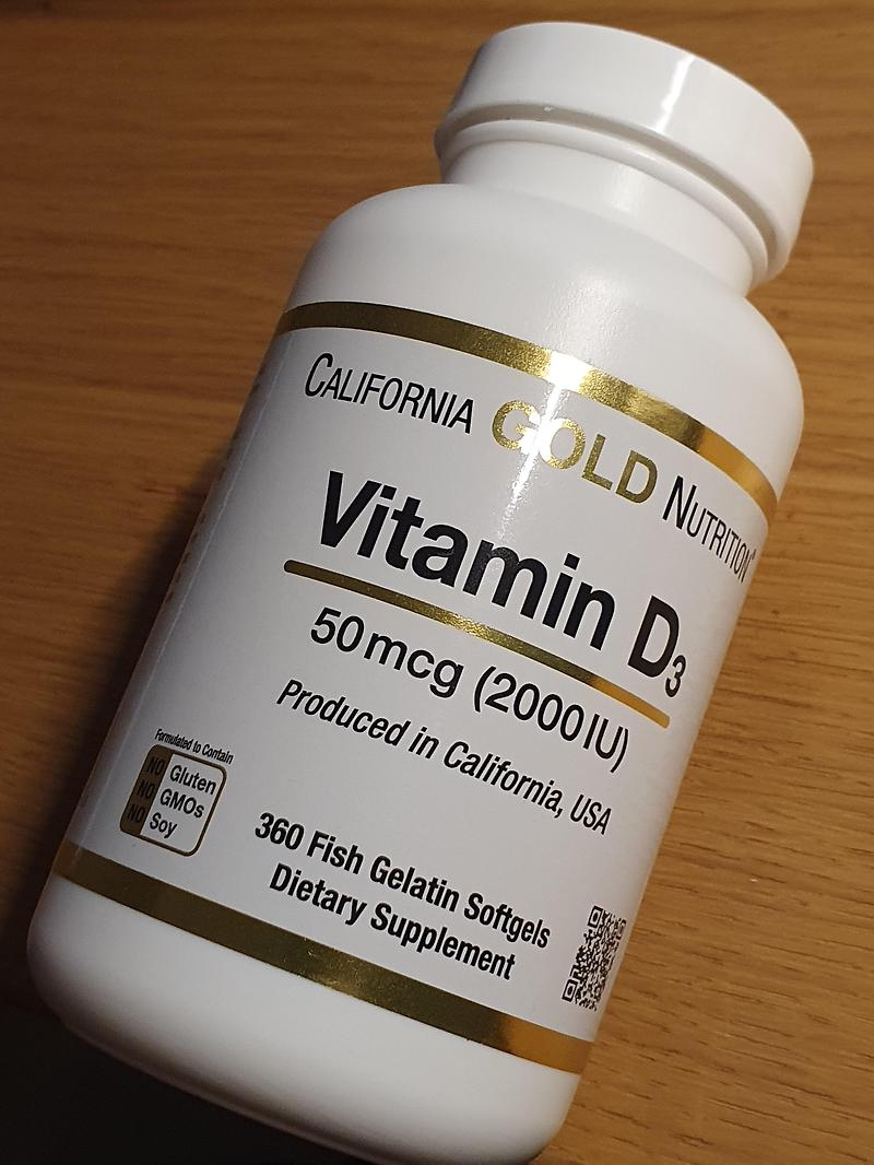 California Gold Nutrition 비타민 D3, 50mcg(2000IU) 아이허브에서 구매 후기