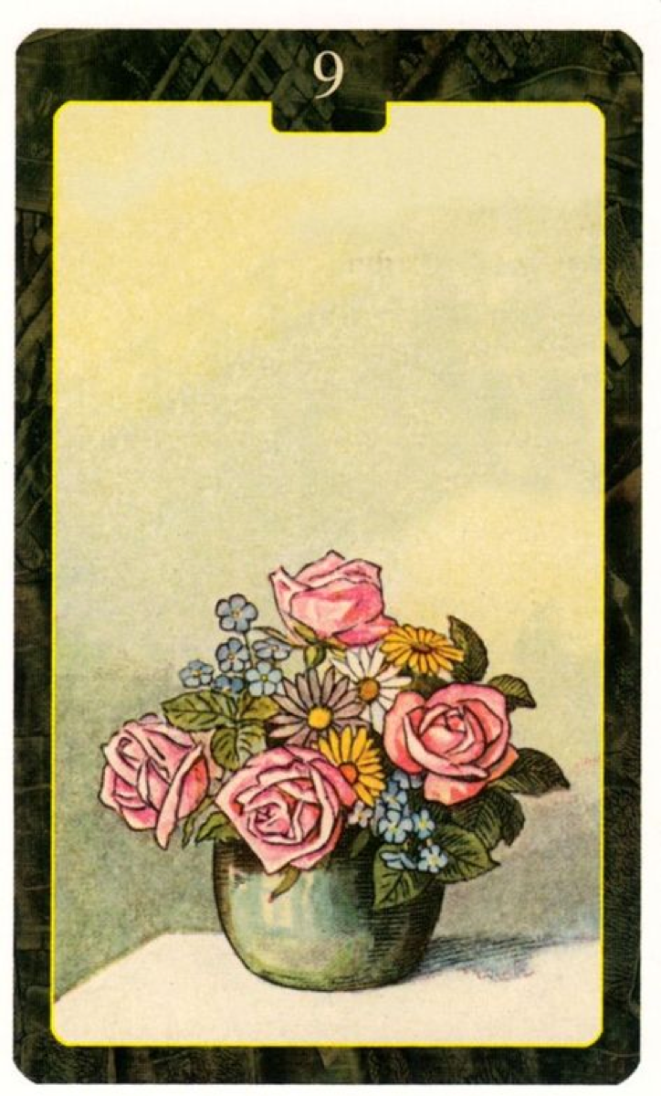 [레노먼드카드배우기]9.Bouquet 부케(꽃다발)(aka, Flower) 해석 및 의미