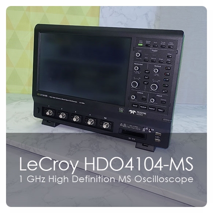중고오실로스코프 렌탈 판매 르크로이 HDO4104-MS 1GHz High Definition Oscilloscope, 12 비트