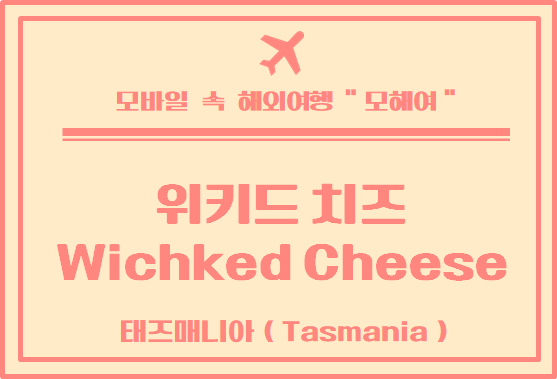 타즈 마니아 카페 위키드 치즈 카페 방문 후기 (The Wicked Cheese Company)