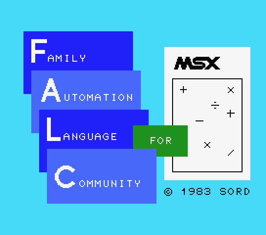 FALC Family Automation Language for Community - MSX (재믹스) 게임 롬파일 다운로드