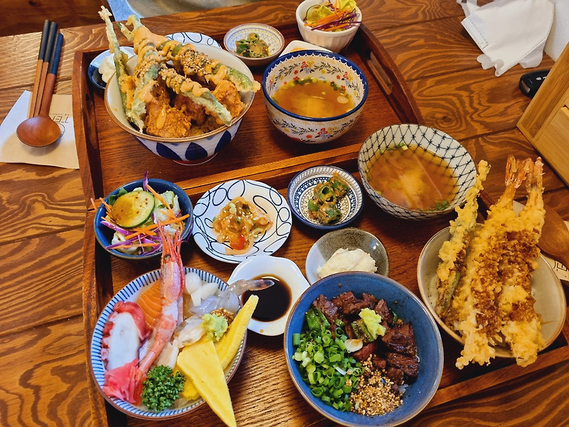 카이센동, 스테이크동, 텐동을 한 번에 먹어볼 수 있는 송탄 일본가정식 맛집, 텐!(송탄 일식당 맛집)