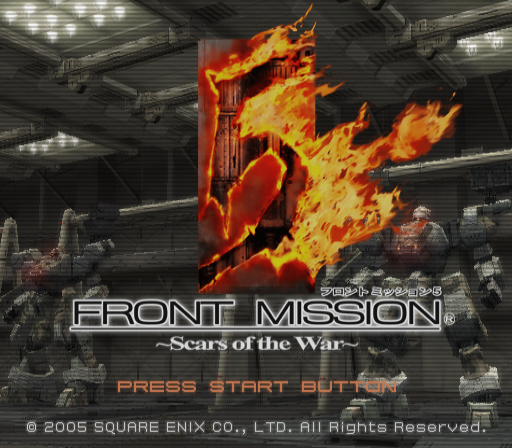 스퀘어 에닉스 / 드라마틱 시뮬레이션 RPG - 프론트 미션 5 Scars of the War フロントミッションフィフス スカーズオブザウォー - Front Mission 5 Scars of the War (PS2 - iso 다운로드)