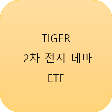 2차전지 ETF(2) : TIGER 2차 전지 테마