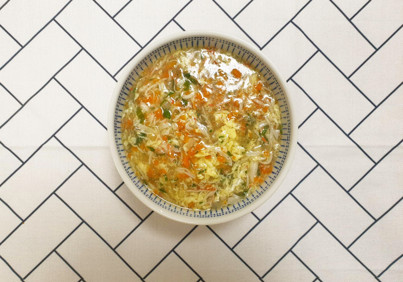 크래미 요리 계란 게살수프 만들기 간단한 스프 만든방법