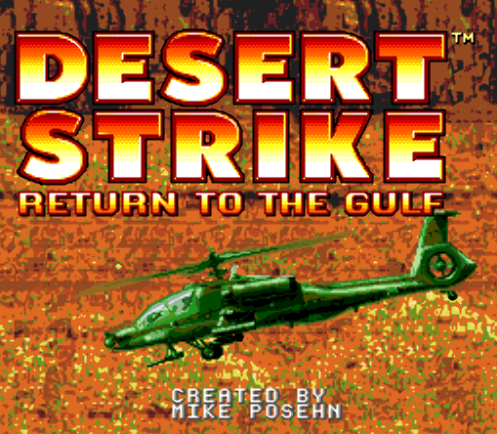 SNES ROMS - Desert Strike Return to the Gulf (EUROPE / 유럽판 롬파일 다운로드)