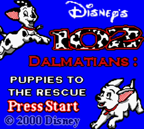 (GBC / USA) 102 Dalmatians Puppies to the Rescue - 게임보이 컬러 북미판 게임 롬파일 다운로드