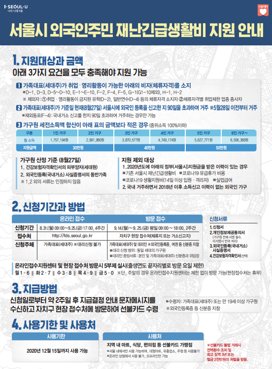 한국통합민원센터 외국인 재난긴급생활비 제출 서류 ‘원스톱서비스’ 실시