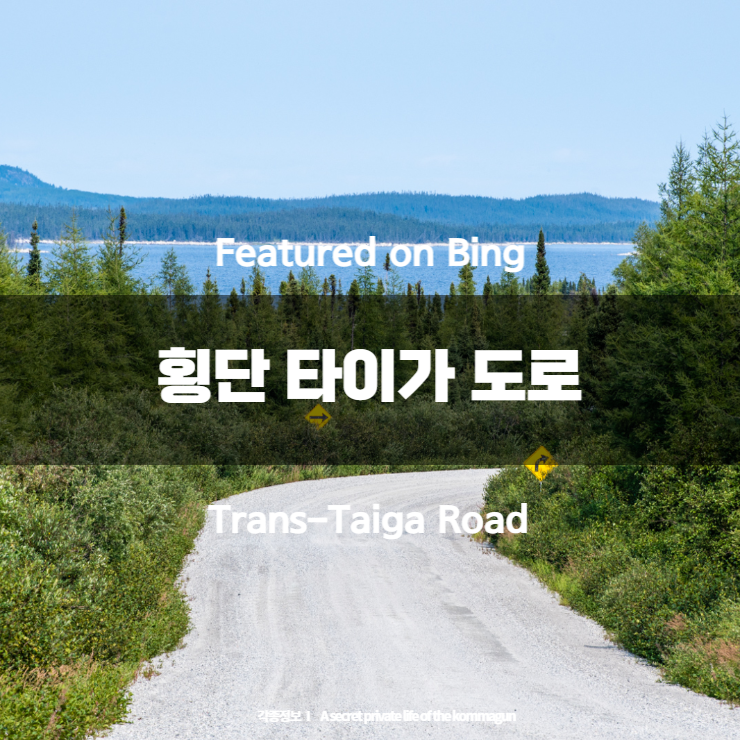 Featured on Bing - 횡단 타이가 도로 Trans-Taiga Road