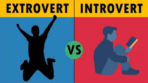 extrovert 외향적인, introvert 내향적인