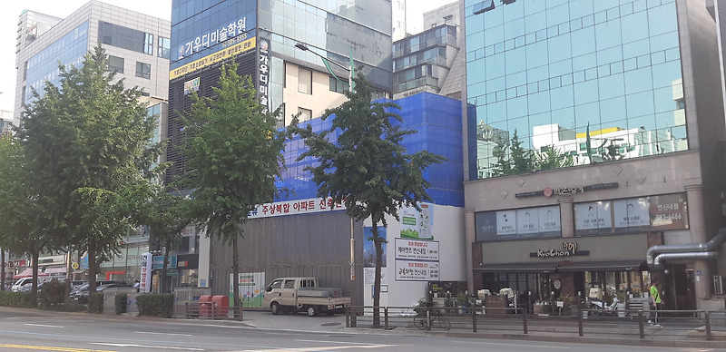 은평구 연신내역 건물 공사 현장 사진 50 효민아크로뷰 주상복합 아파트 신축현장 (korean construction)