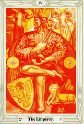 THE EMPEROR 황제 - Thoth Tarot Deck