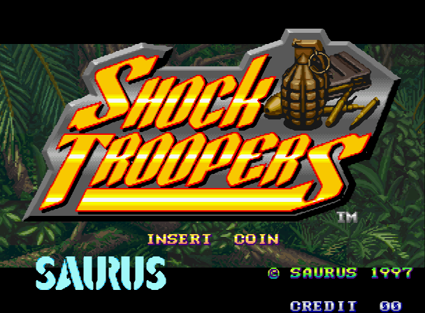 KAWAKS - 쇼크 트루퍼스 (Shock Troopers) 탑뷰 슈팅 게임 파일 다운