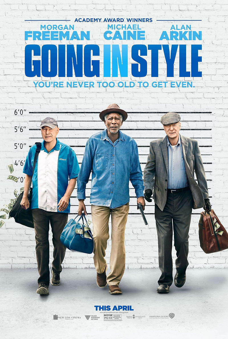 고잉 인 스타일(GOING IN STYLE) 은행강도단이 된 할아버지, 넷플릭스 코미디 영화
