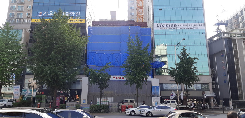 은평구 연신내역 건물 공사 현장 사진 074 효민아크로뷰 주상복합 아파트 신축현장 (korean construction)