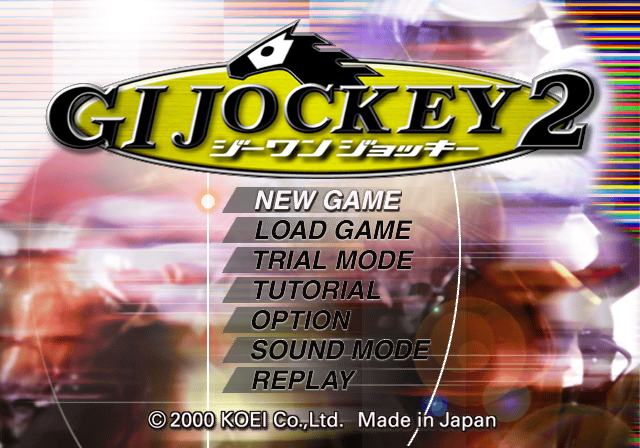 코에이 / 시뮬레이션 - GI 자키 2 ジーワンジョッキー2 - GI Jockey 2 (PS2 - iso 다운로드)