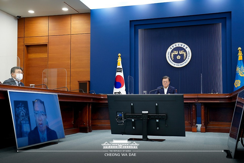 ‘반셀’ 모더나 CEO 영상 통화 관련 강민석 대변인 브리핑