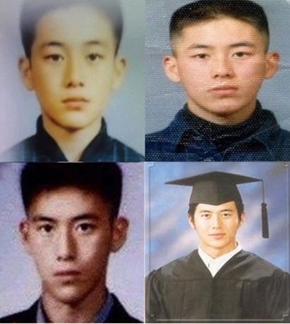 남자 배우들 졸업사진