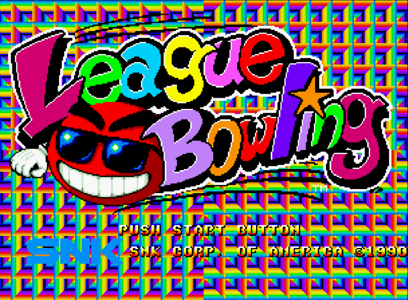 SNK - 리그 볼링 세계판 League Bowling World (네오지오 CD - NG-CD - iso 다운로드)