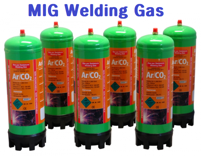 MIG 용접에 가장 적합한 가스는?