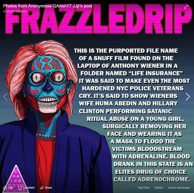 [Frazzle Drip] 프래즐드립 - 악마 힐러리 클린턴, 우마 애버딘 아동학대 아동성폭행 악마의식 음모론