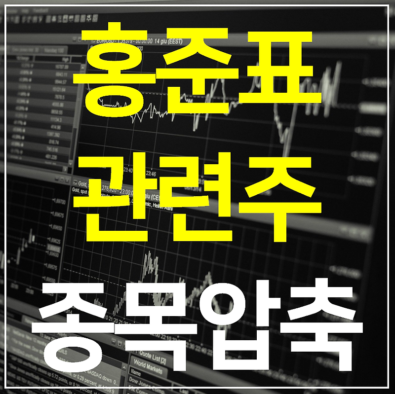 홍준표 관련주 테마주 신규 2종목 (종목 압축)