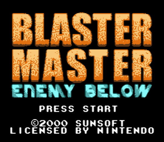 (GBC / USA) Blaster Master Enemy Below - 게임보이 컬러 북미판 게임 롬파일 다운로드