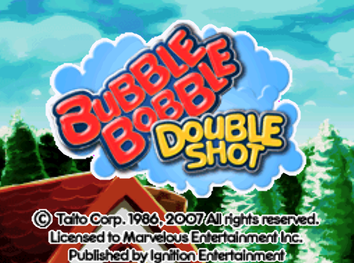 (NDS / USA) Bubble Bobble Double Shot - 닌텐도 DS 북미판 게임 롬파일 다운로드