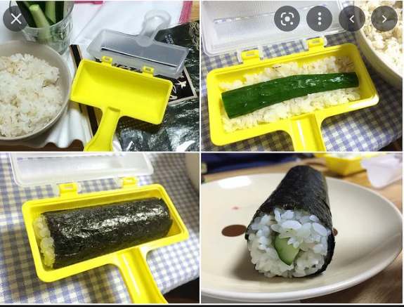 일본 다이소에서 판매하는 김밥 만들때 사용하면 좋은 일본의 아이디어 제품 라이스 롤 셰이커(Rice Roll Shaker)