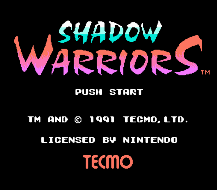 NES ROMS - Shadow Warriors (EUROPE / 유럽판 롬파일 다운로드)
