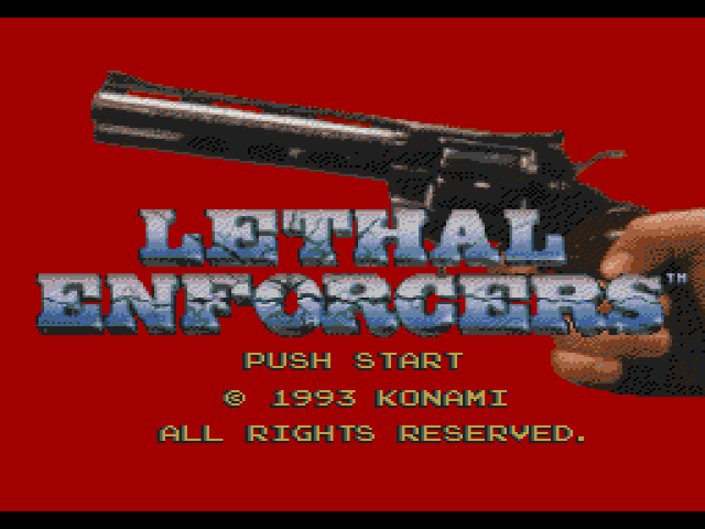 Lethal Enforcers (메가 CD / MD-CD) 게임 ISO 다운로드