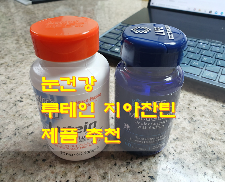 눈건강 루테인 지아잔틴 제품 추천