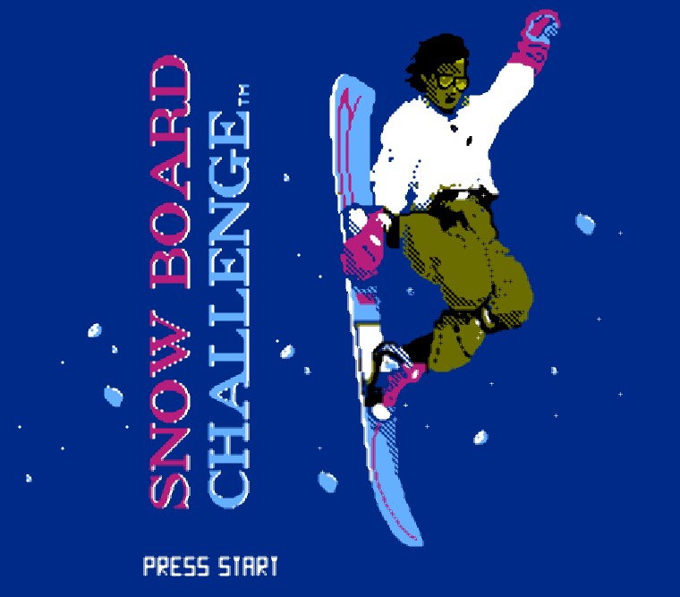 NES ROMS - Snowboard Challenge (EUROPE / 유럽판 롬파일 다운로드)