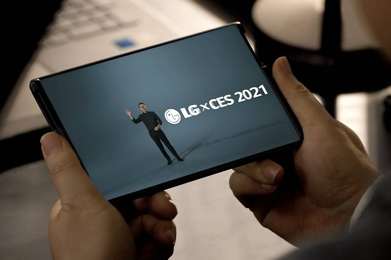 LG전자, 롤러블폰 ‘LG 롤러블’의 실제 작동 영상 최초 공개