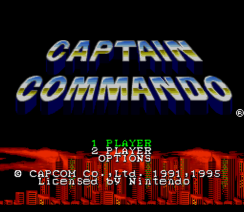 SNES ROMS - Captain Commando (EUROPE / 유럽판 롬파일 다운로드)