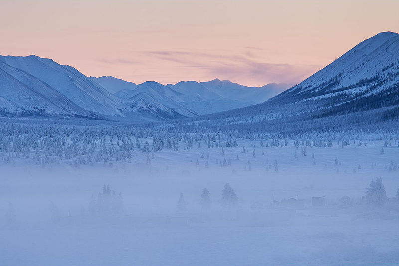 지구상에서 가장 추운  러시아의 Oymyakon 마을