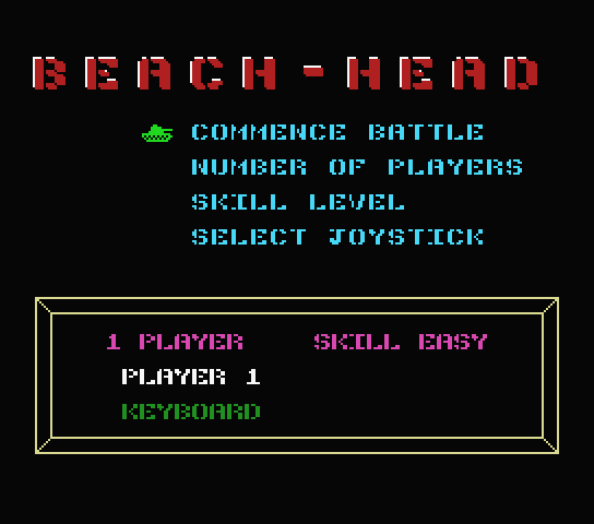 Beach-Head - MSX (재믹스) 게임 롬파일 다운로드