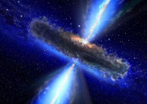 초대형 블랙홀에서 제트 현상 물질 분출 확인