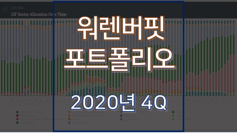 워렌버핏 포트폴리오 Warren Buffett Portfolio :: 2020년 4분기