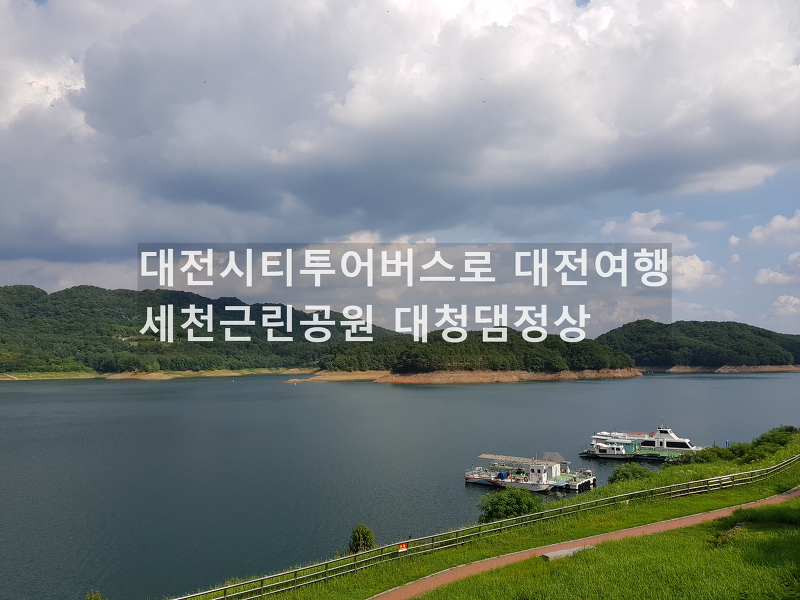 왔슈타유 대전시티투어버스로 대전여행/친구들과 소박한 대전여행/세천공원 대청댐정상