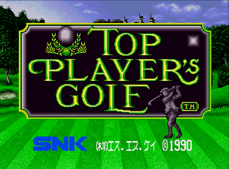 (SNK) 톱 플레이어스 골프 - トッププレイヤーズゴルフ Top Player's Golf (네오지오 CD ネオジオCD Neo Geo CD)