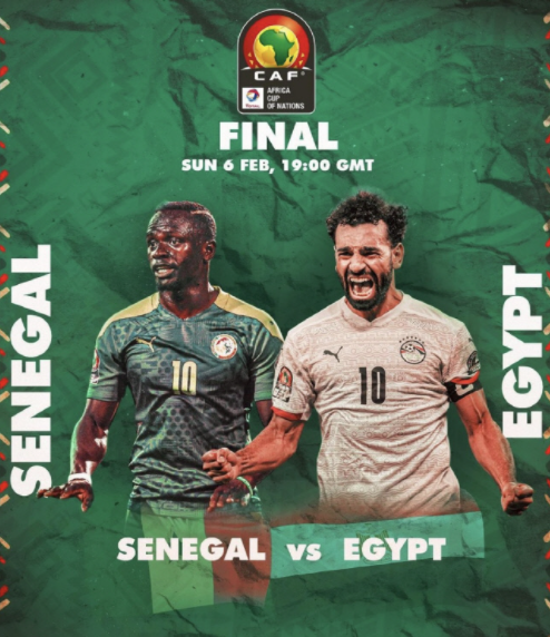 아프리카 네이션스 컵 결승에서 살라 마네 격돌