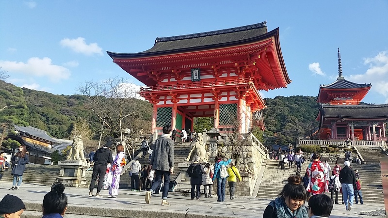 일본 유학 : 오사카, 교토 여행 3편 (키요미즈테라, 청수사, 연애바위)