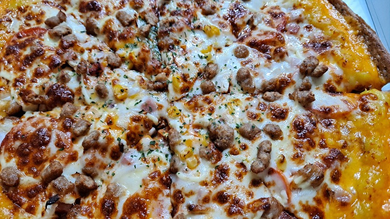 피자애 리치골드 콤피네이션 피자 라지사이즈 후기! #피자애 새절역점 #오늘저녁은 피자한판