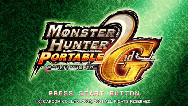 몬스터 헌터 포터블 2nd G - 플레이 스테이션 포터블 (PSP) 정발 한글판 (K)