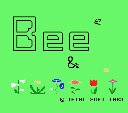 Bee & Flower - MSX (재믹스) 게임 롬파일 다운로드