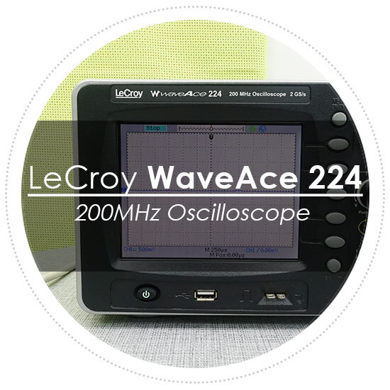 [중고계측기] 중고 계측기 판매 LeCroy 르크로이 WaveAce 224 200 Mhz, 4Ch Benchtop Oscilloscope 오실로스코프 대여 수리 매입